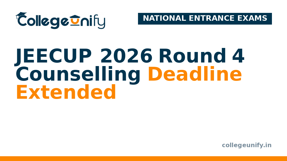 JEECUP 2026 Round 4 Counselling Deadline Extended