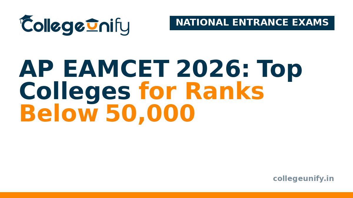 AP EAMCET 2026: Top Colleges for Ranks Below 50,000
