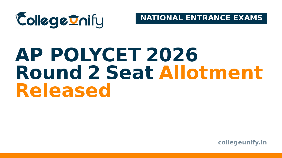 AP POLYCET 2026 Round 2 Seat Allotment Released