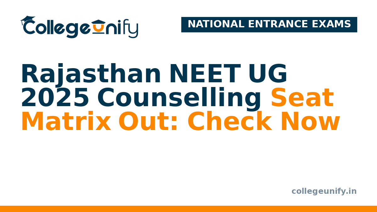 Rajasthan NEET UG 2025 Counselling Seat Matrix Out: Check Now
