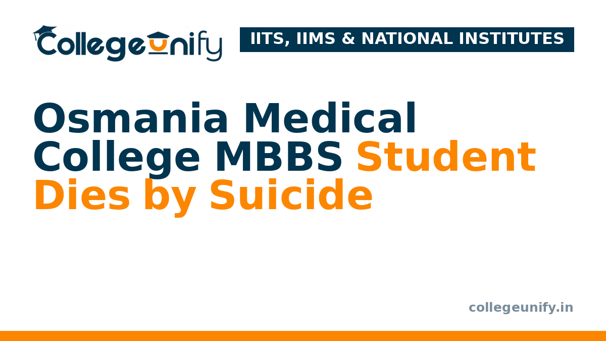Osmania Medical College MBBS Student Dies by Suicide
