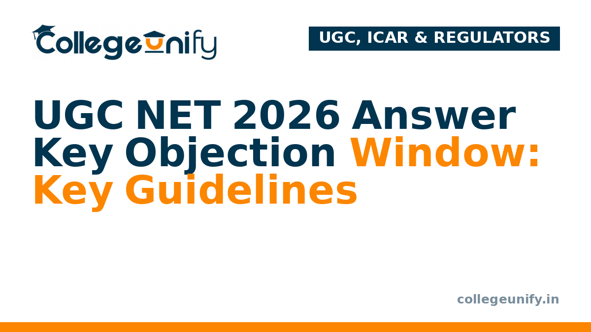 UGC NET 2026 Answer Key Objection Window: Key Guidelines