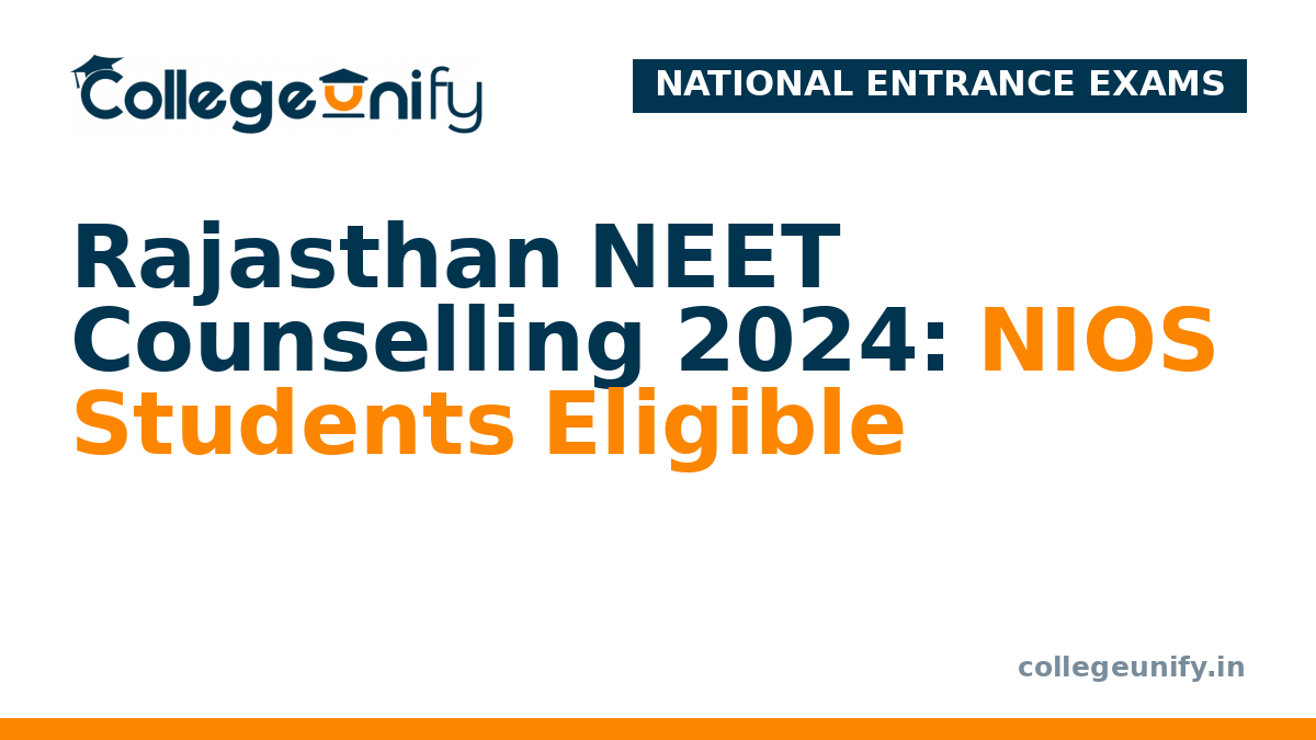 Rajasthan NEET Counselling 2024: NIOS Students Eligible