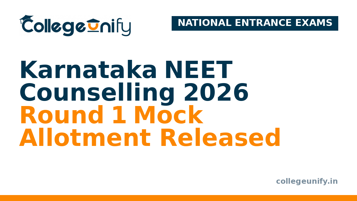 Karnataka NEET Counselling 2026 Round 1 Mock Allotment Released