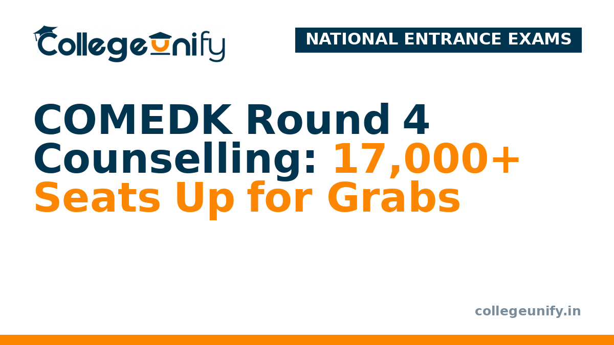 COMEDK Round 4 Counselling: 17,000+ Seats Up for Grabs