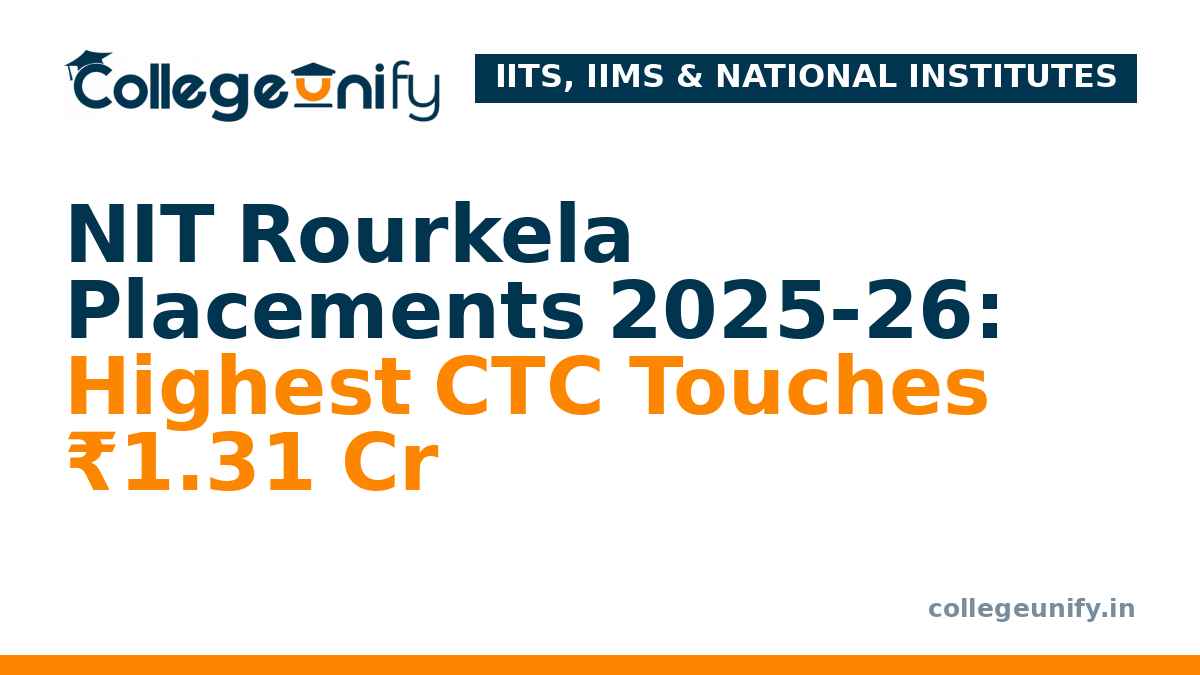 NIT Rourkela Placements 2025-26: Highest CTC Touches ₹1.31 Cr