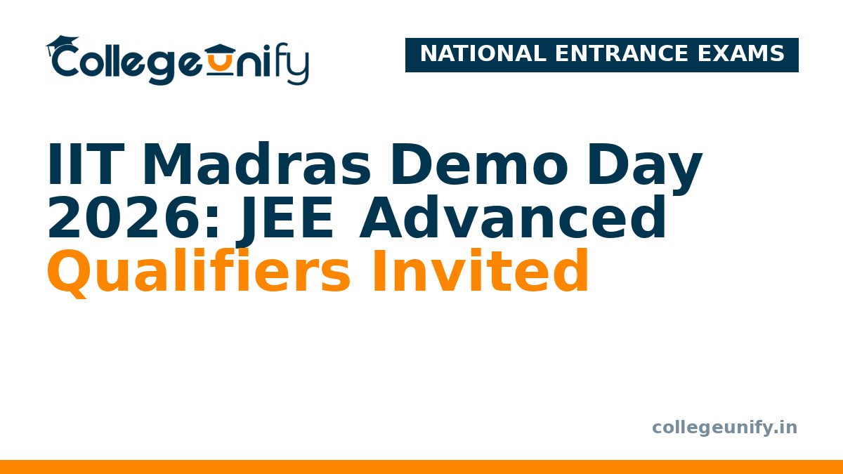 IIT Madras Demo Day 2026: JEE Advanced Qualifiers Invited