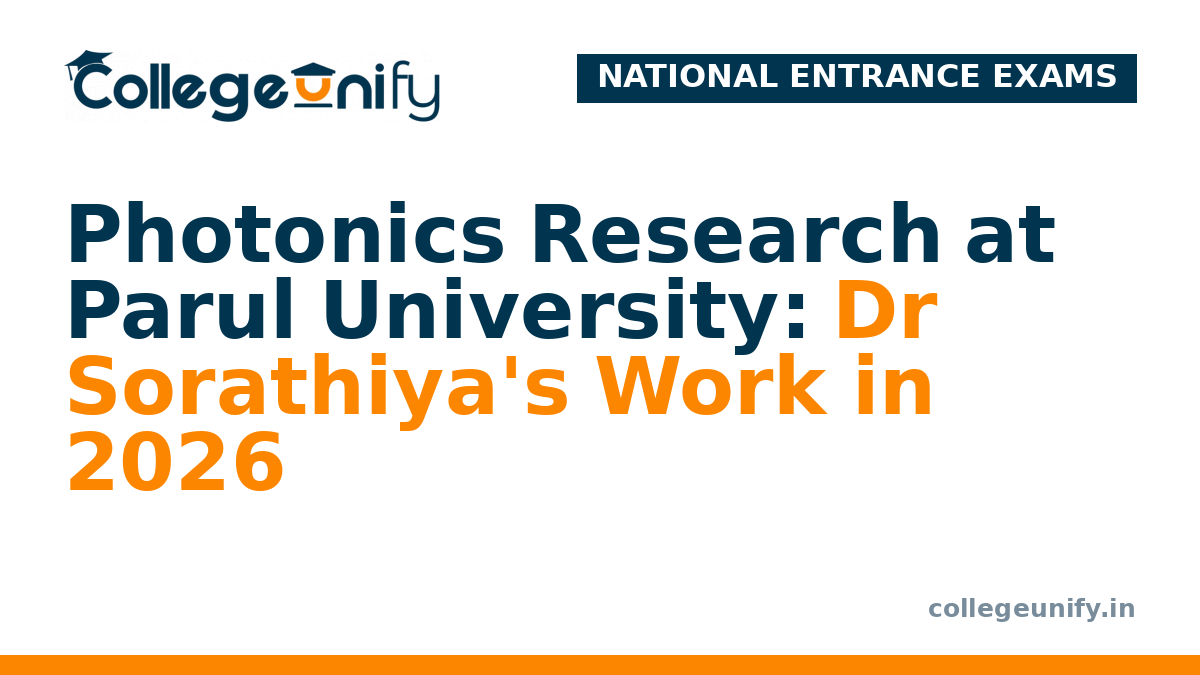 Photonics Research at Parul University: Dr Sorathiya's Work in 2026